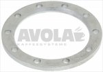 ALUMINIUM FLANGE-COVER 10 HOLES