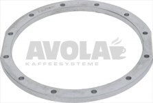 ALUMINIUM FLANGE-COVER 12 HOLES
