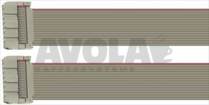 16-POLE CABLE FLAT 800 mm