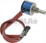 MULTITURN POTENTIOMETER BLACK ACTUAT.