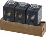 3 SOLENOID VALVES UNIT ODE