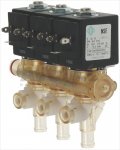 3 SOLENOID VALVES UNIT ODE 24VDC 8W