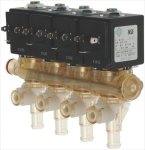 4 SOLENOID VALVES UNIT ODE 24VDC 8W