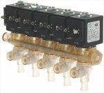 5 SOLENOID VALVES UNIT ODE 24VDC 8W