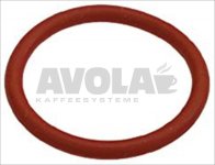 O-RING 04125 SILICONE RED