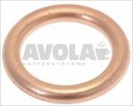 ROUND COPPER GASKET ø 19x13x2,7 mm