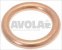 round copper gasket o 19x13x2 7 mm
