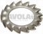 cogged washer external m8