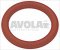 red silicone o ring 0117