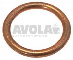 ROUND COPPER GASKET ø 24x18,4x2,5 mm