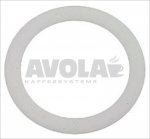 PTFE flat gasket ø 27x20x1 mm