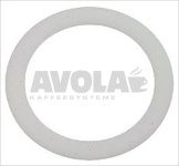 PTFE flat gasket ø 27x20x1 mm