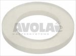 Silicone flat gasket ø 31x19x3 mm
