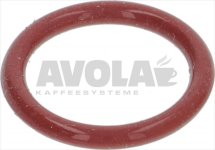 O-RING 02050 RED SILICONE