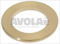 BRASS WASHER ø 14,8x9,5x1 mm