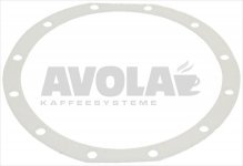 BOILER GASKET ø 246x207x3 mm