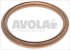 copper round gasket o 32x26x3 mm