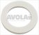 ptfe flat gasket o 26x17x2 mm