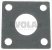 gaggia coffee group gasket 68x68x2 mm
