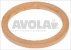 copper flat gasket o 18x14x1 5 mm