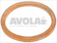 FLAT COPPER GASKET ø 22x18x1,5 mm