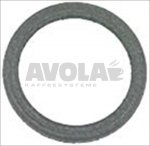 Flat PTFE gasket ø 12x9x1 mm