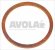 flat copper gasket o 24x21x1 mm