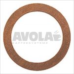 COPPER FLAT GASKET ø 27x21,5x1 mm