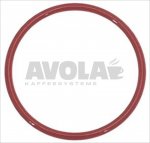 O-RING 02106 RED SILICONE