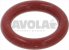 o ring 02031 red silicon