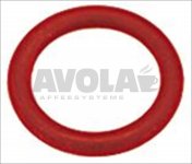 O-RING 0108 - RED SILICONE