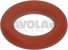 o ring 02021 red silicon
