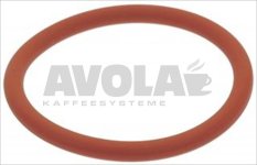 O-RING 04150 RED SILICONE