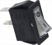 WHITE SINGLE-POLE SWITCH 16A 250V