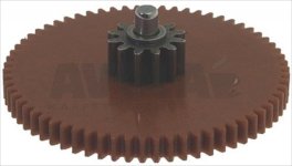 SECOND GEARWHEEL FOR GEAR MOTOR