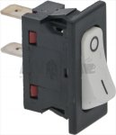 WHITE SINGLE-POLE SWITCH 16A 250V