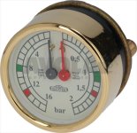 BOILER-PUMP PRESSURE GAUGE ø 60 mm