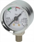 BOILER PRESSURE GAUGE ø 42 mm 0÷3 Bar