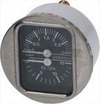 BOILER-PUMP PRESSURE GAUGE ø 63 mm