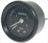 BOILER PRESSURE GAUGE ø 51 mm 0÷3 bar