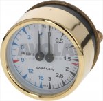 BOILER-PUMP PRESSURE GAUGE