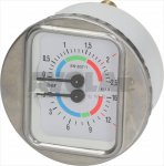BOILER-PUMP PRESSURE GAUGE
