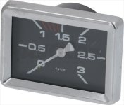 BOILER PRESSURE GAUGE ø 52 mm 0÷3 Bar