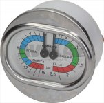 BOILER-PUMP PRESSURE GAUGE