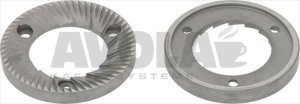 Grinding Burr Set for Cimbali and Faema, Right Hand Rotation, 75 × 43.5 × 9