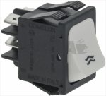 WHITE BIPOLAR PUSH-BUTTON 16A 250V