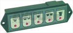 PUSH-BUTTON PANEL MEMBRANE 5 BUTTONS