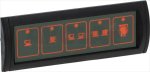 PUSH-BUTTON PANEL 5 BUTTONS