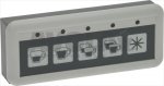 PUSH-BUTTON PANEL 5 BUTTONS