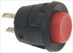 RED SINGLE POLE PUSH-BUTTON 250V 2A